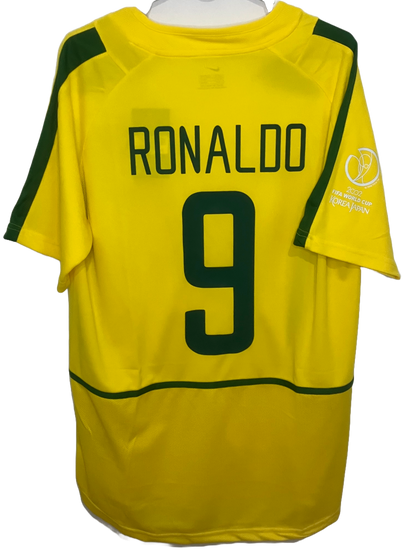 ⭐⭐⭐⭐ 🌟 El Fenómeno del Penta – Brasil Retro Mundial 2002 - Ronaldo Nazário