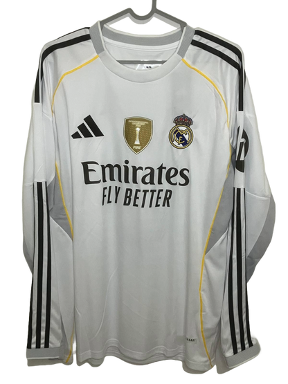 🦅 El Halcón de Los Aromos (Manga Larga) – Real Madrid Titular 2025/26 - Fede Valverde